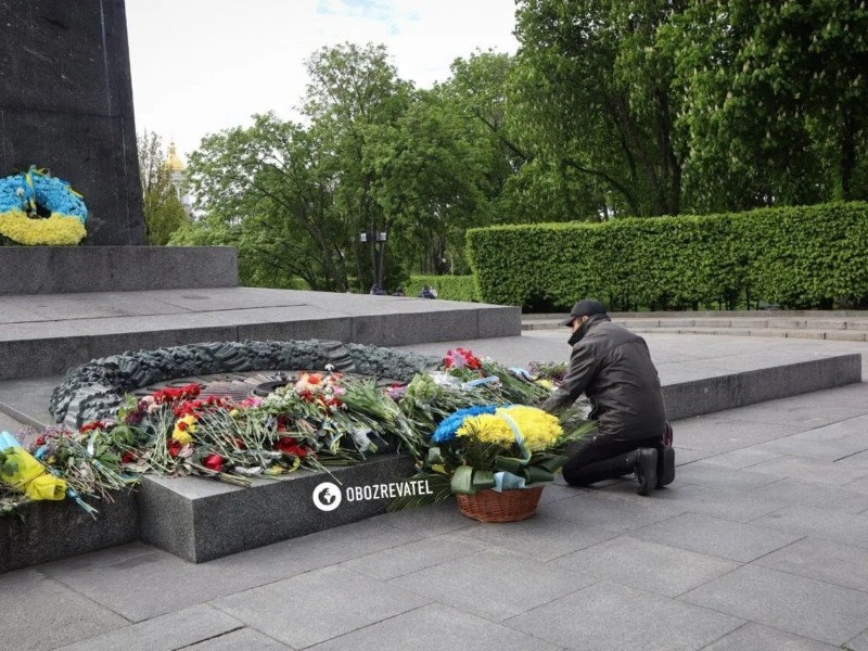 Як проходить 9 травня в Києві біля Меморіалу вічної слави