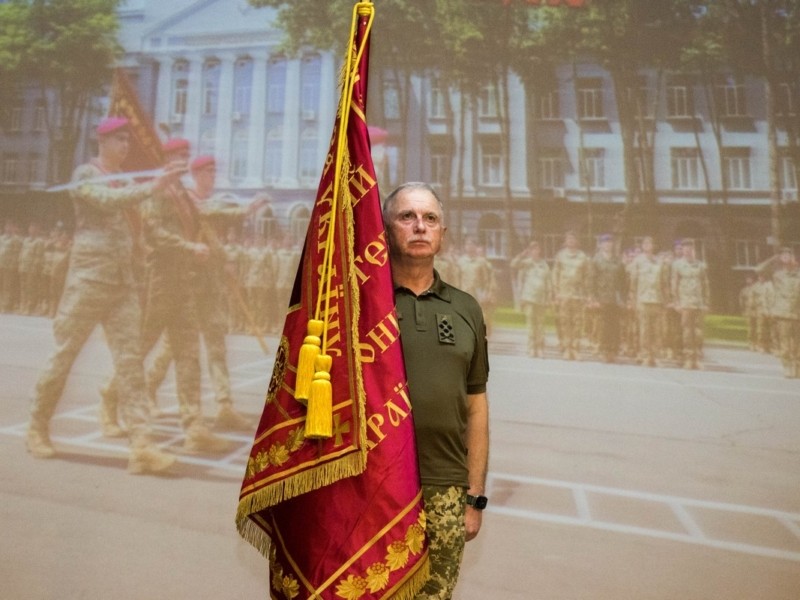 Національний університет оборони України отримав бойовий прапор