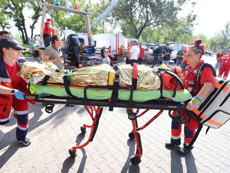 У столиці відпрацювали дії на випадок надзвичайної ситуації на Київській ГЕС