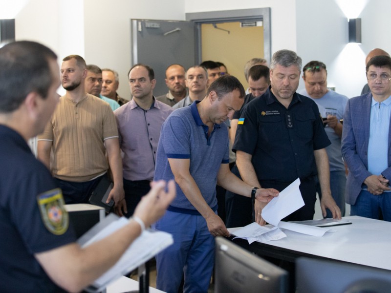У Києві провели навчання на випадок теракту на Запорізькій АЕС