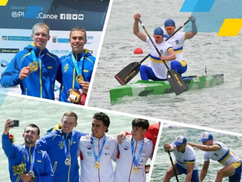 Українські веслувальники виграли «золото» та «срібло» на старті молодіжного ЧС-2023