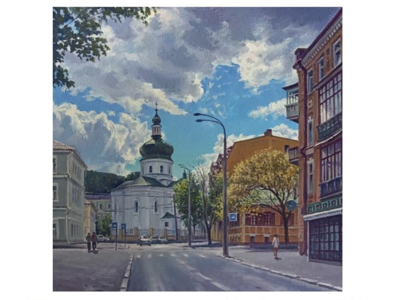 Столичний музей представив виставку живопису Андрія Вишинського з київською архітектурою і ландшафтами