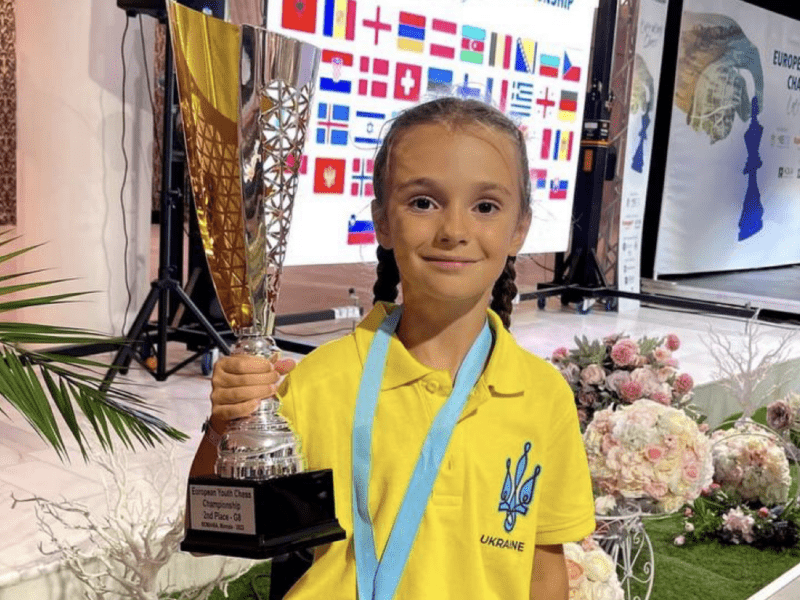 Маленька бучанка отримала «срібло» на Чемпіонаті Європи з класичних шахів