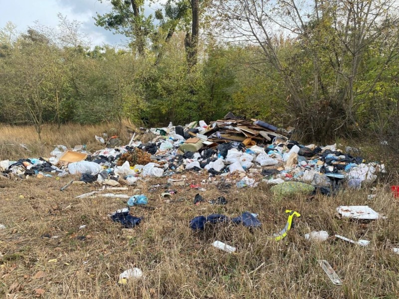 У Бучанській громаді “вирахували” горе-підприємців, які вивозили сміття у лісосмугу