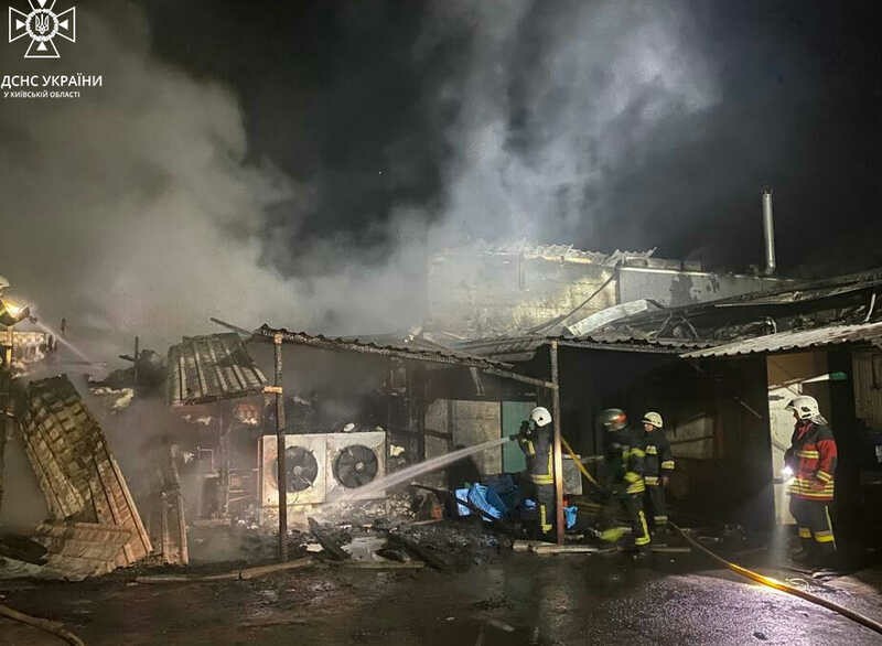 На Київщині сталась масштабна пожежа