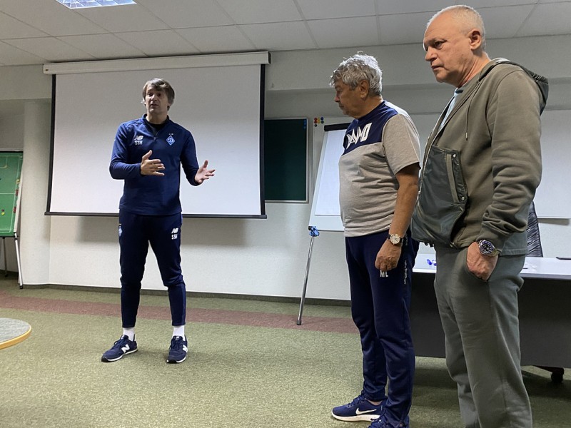 “Динамо” провело перше тренування з новим тренером