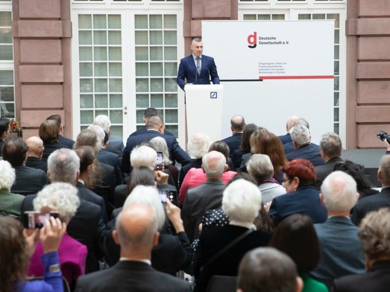 Кличко отримав у Берліні премію за внесок у німецько-європейське взаєморозуміння