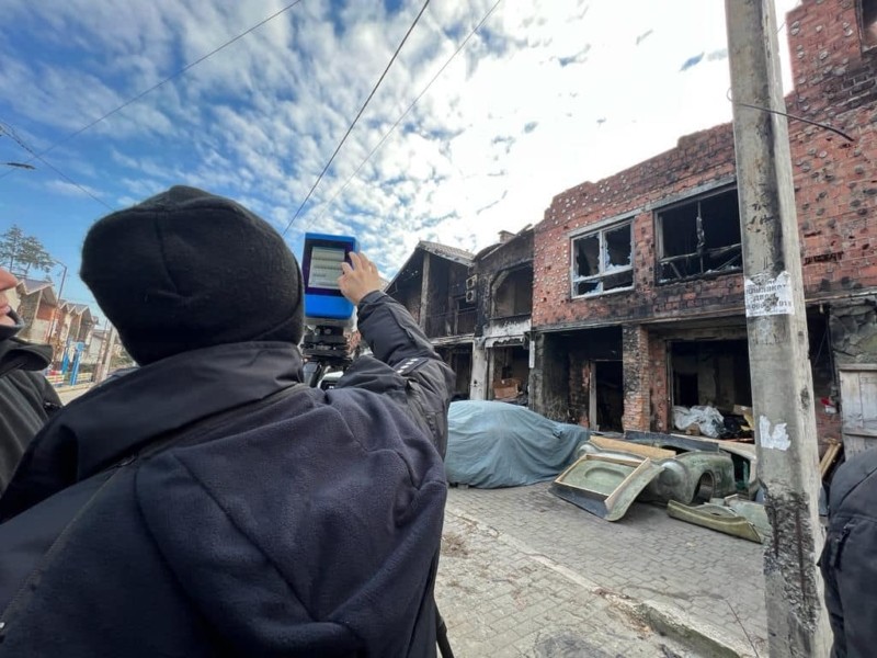 Поліція Київщини фіксуватиме воєнні злочини росіян за допомогою 3D-сканерів