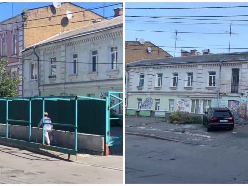 Біля Садиби Солтанова зник потворний будівельний паркан