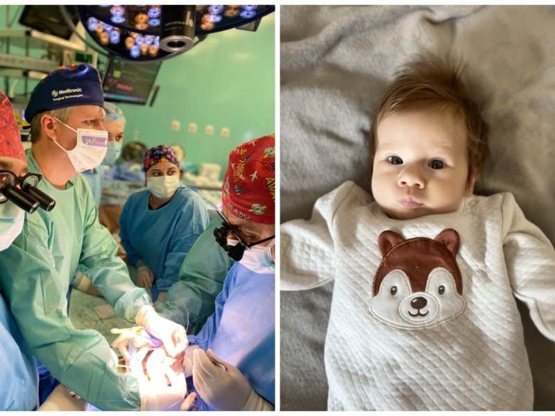 Кардіохірурги врятували крихітну дівчинку, прибравши їй вади серця