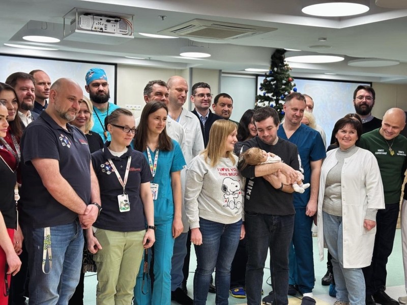 У Києві провели унікальну трансплантацію печінки з корекцією вади серця 9-місячній дитині