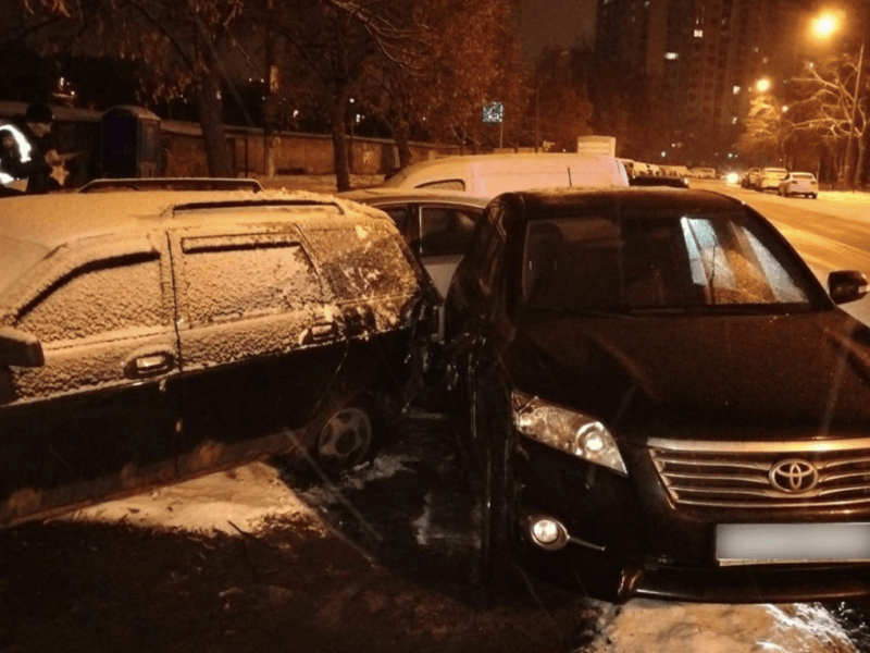 П’яний водій протаранив шість автівок у Києві