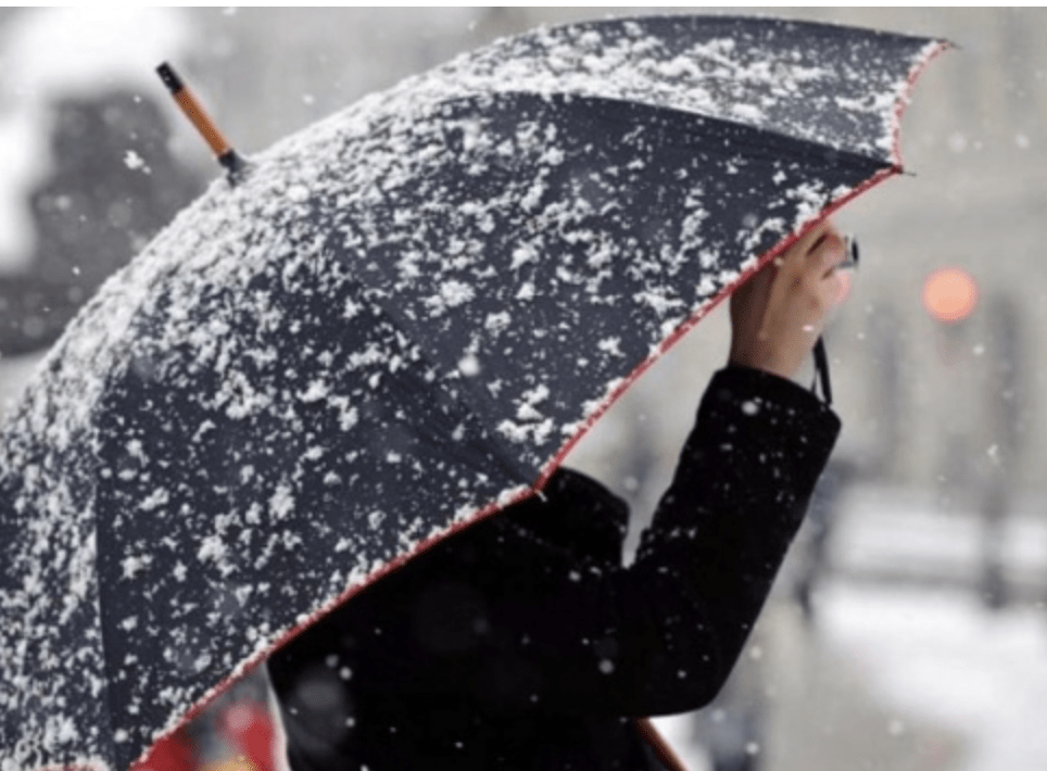 Яка погода чекає киян: синоптики обіцяють дощ та мокрий сніг