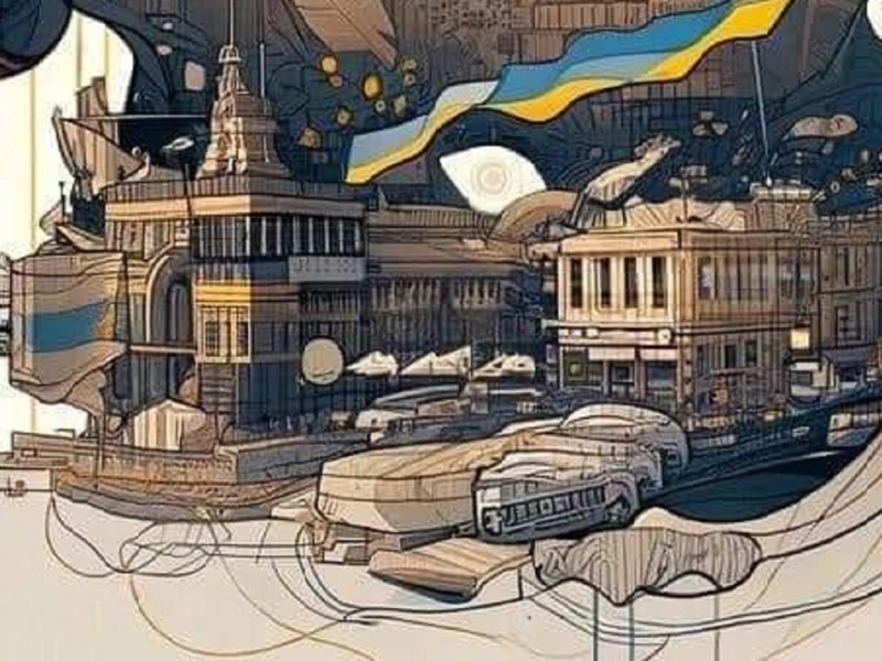 З центром міста на долонях: Київ в образі стильного чоловіка показав ШІ