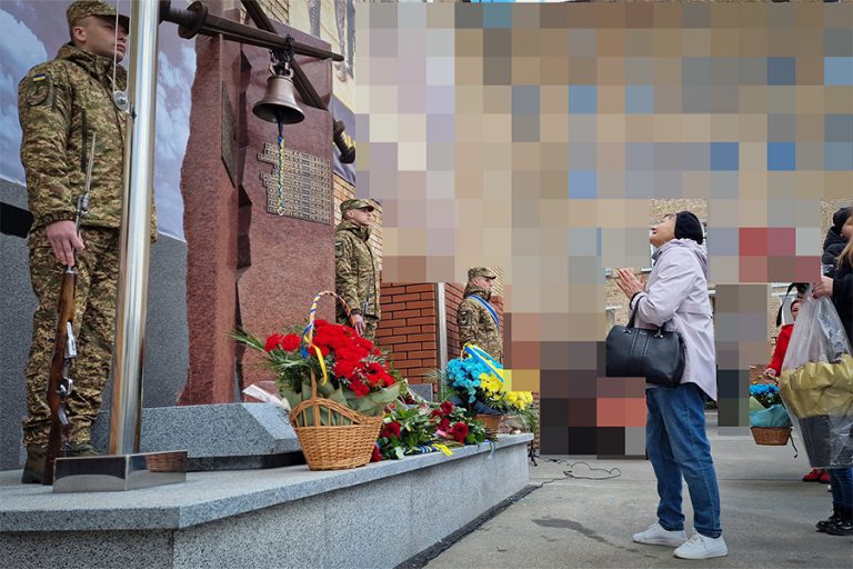У столиці відкрили меморіал загиблим нацгвардійцям