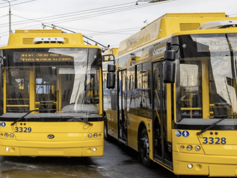 У Києві через дорожні роботи низка тролейбусів змінили маршрути