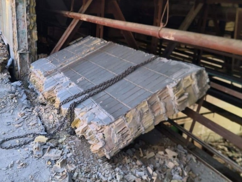 На будівництві у центрі Києва людина загинула під бетонною плитою, що зірвалася