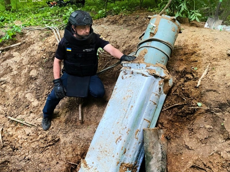 У Києві  знешкодили бойову частину високоточної ракети Х-69