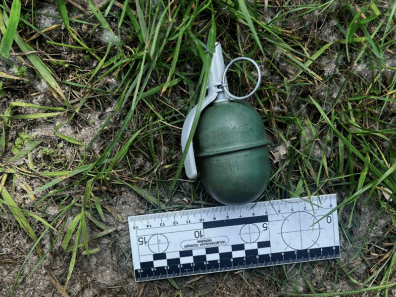 У парках Києва містяни знайшли дві гранати