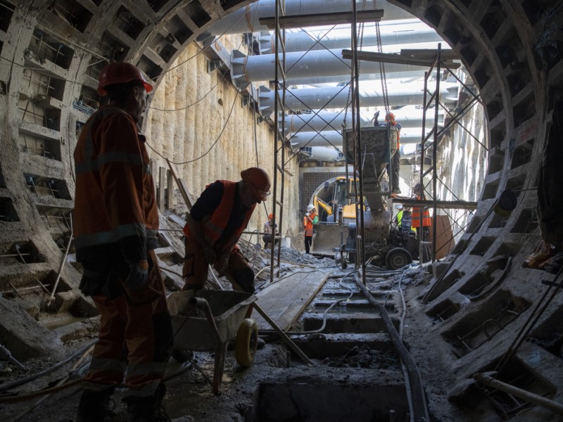 У тунелі між станціями метро “Деміївська” та “Либідська” завершили розробку котловану – подробиці