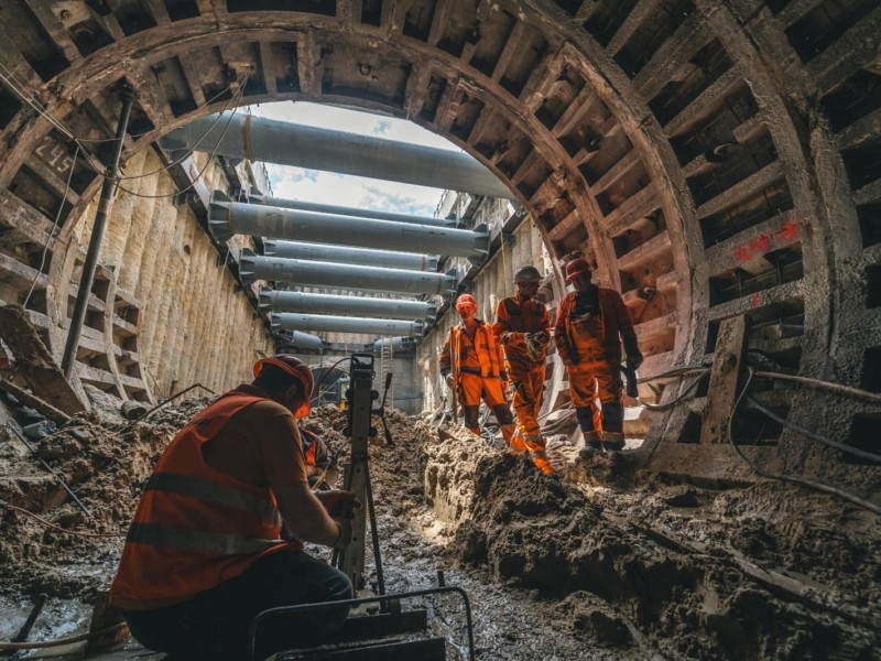 На тунель між “Деміївська” – “Либідська” чекає бетонна “сорочка”: що вже зроблено