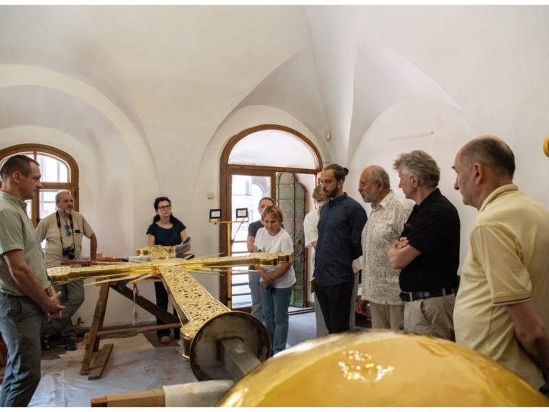 Реставрація Хреста центрального куполу Софійського собору завершена: що далі