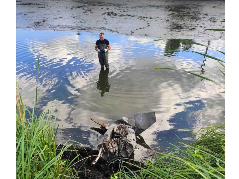 Із водойми у Києві вилучили залишки ракети Х-101