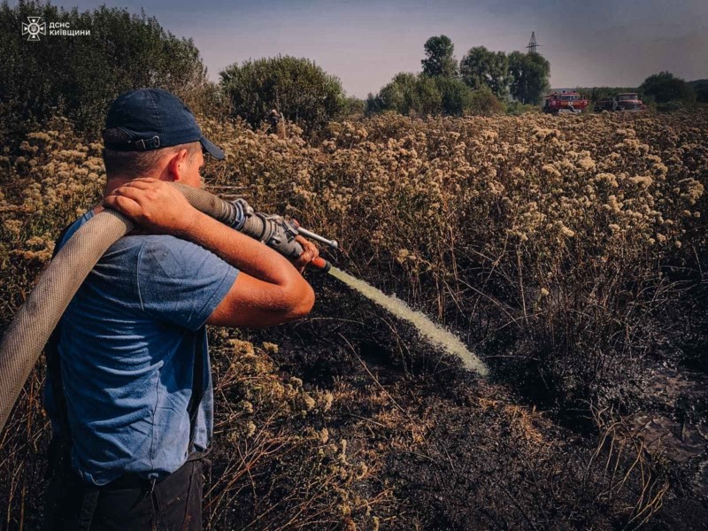 На Київщині горять торфовища