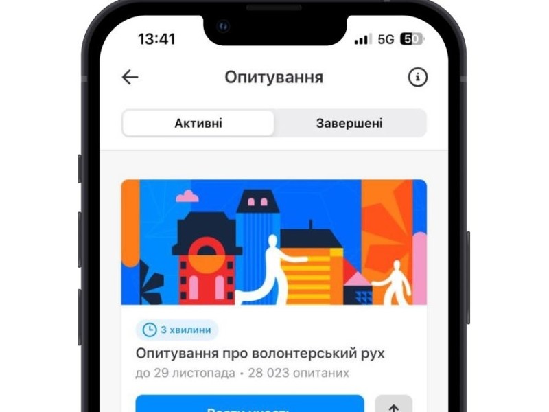 “Київ цифровий” запустив опитування для тих, хто волонтерить чи донатить
