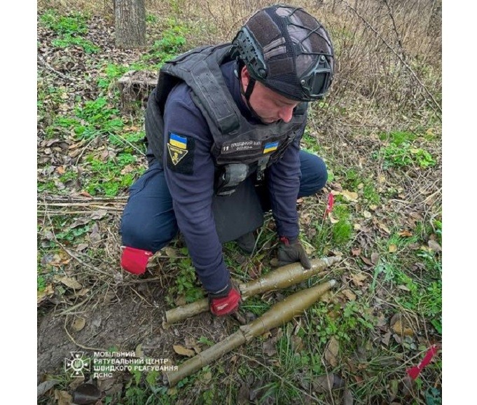 На приватному подвір’ї у Вишгородському районі виявили боєприпаси