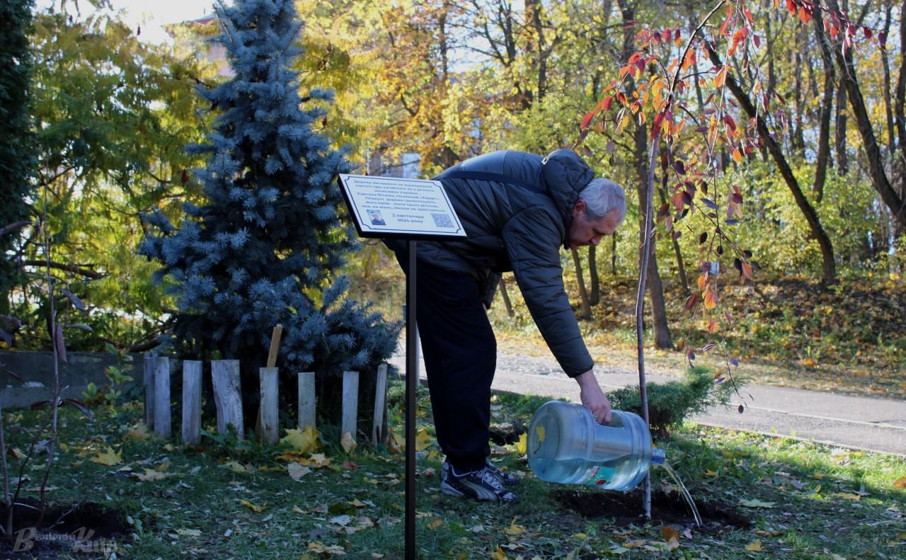 У Києві висадили алею пам’яті загиблого захисника