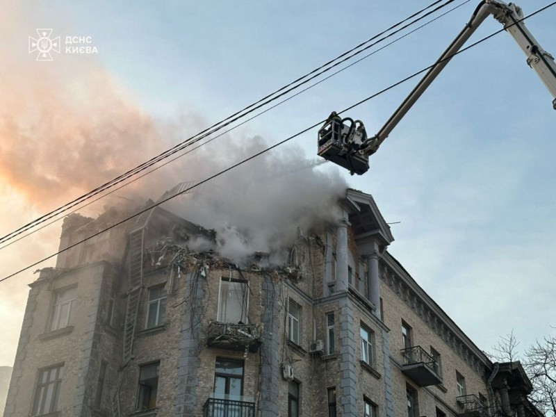 Внаслідок атаки на Київ постраждали шестеро людей, у тому числі вагітна жінка (оновлено)