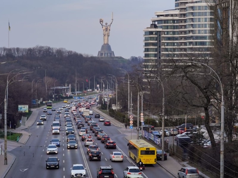 Трафік у Києві в грудні: як змінилася інтенсивність руху