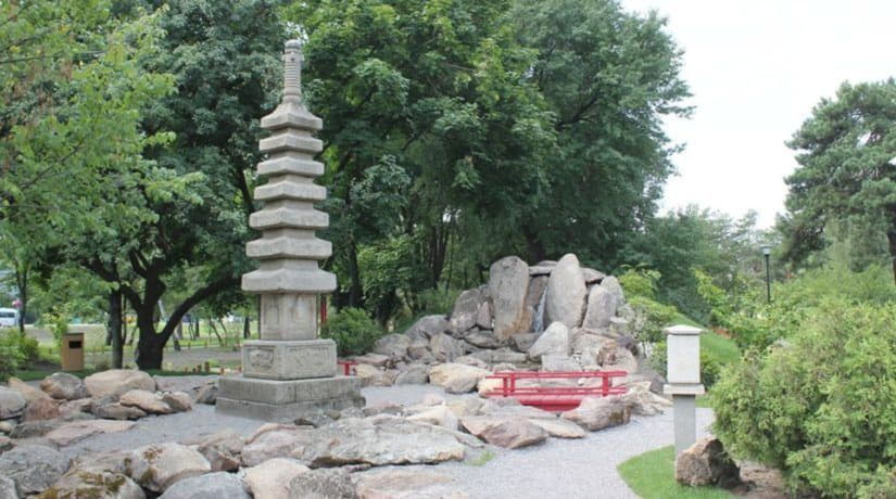 В парке «Киото» появились водопад и японская пагода