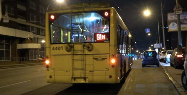 Троллейбусы № 91н изменят маршрут
