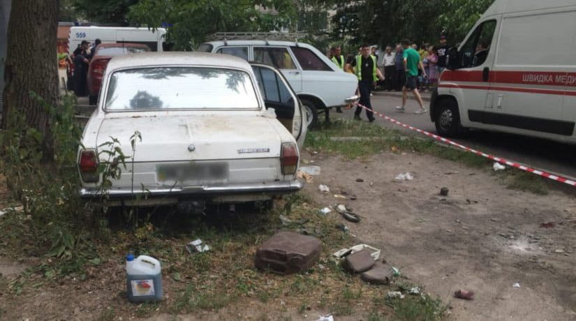 В результате взрыва в Святошинском районе ранены четверо детей