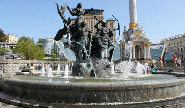 На Майдане Незалежности будет отремонтирован фонтан «Основатели Киева»