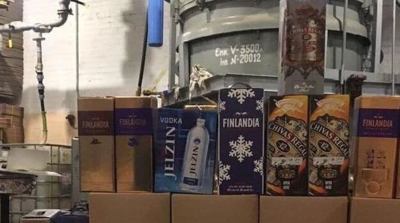 В Киевской области ликвидирован подпольный цех по изготовлению элитного алкоголя