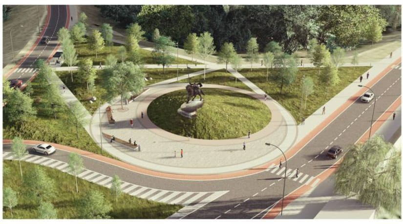 В парке «Муромец» будет обустроена двусторонняя велосипедная дорожка