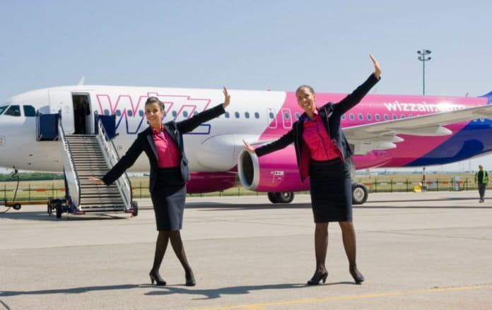 Wizz Air открывает три новых рейса из Киева