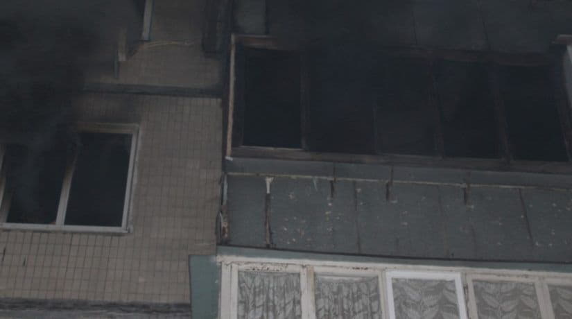 В Оболонском районе сгорела квартира