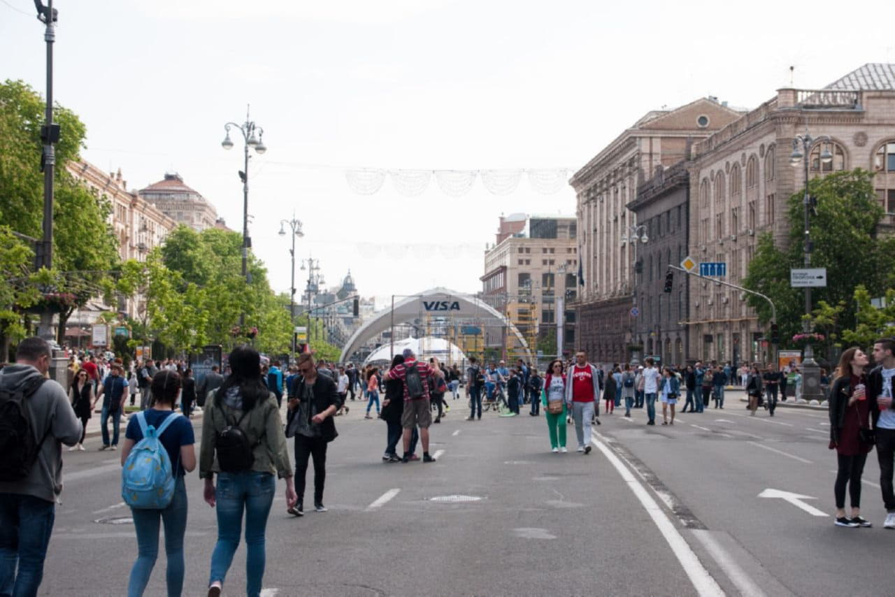 Крещатик в киеве фото